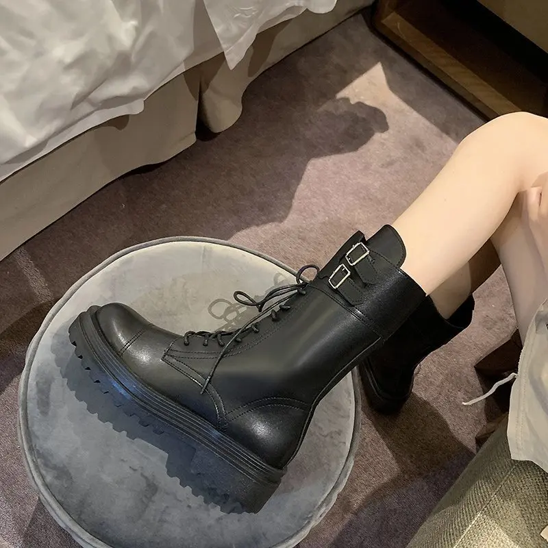 Dcxnnieh High Heel Platform Boots For Ladies Autumn Fashion Buckle Motorcycle Botas Mujer Casual Shoes Woman Zapatos De Mujer
Dcxnnieh High Heel Platform Boots For Ladies Autumn Fashion Buckle Motorcycle Botas Mujer Casual Shoes Woman Zapatos De Mujer