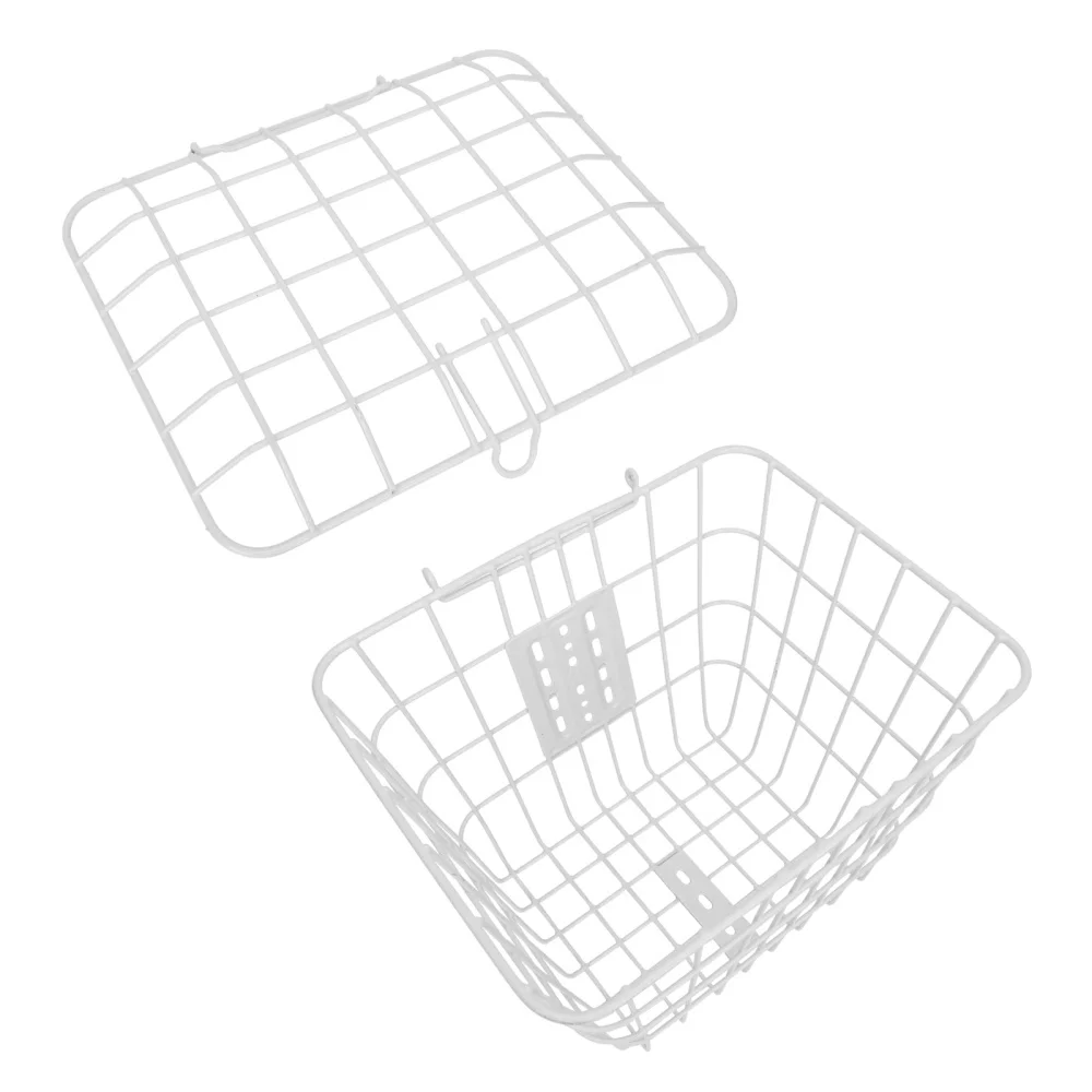 1pc Stainless Steel Basket Accessory Storage Basket White
1pc Stainless Steel Basket Accessory Storage Basket White