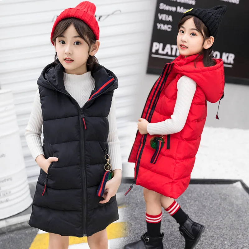 Kids Clothes Girls Vest Hooded Sleeveless Outerwear Winter Warm Children Solid Coats Vest Patchwork Cotton-padded Waistcoat
Kids Clothes Girls Vest Hooded Sleeveless Outerwear Winter Warm Children Solid Coats Vest Patchwork Cotton-padded Waistcoat