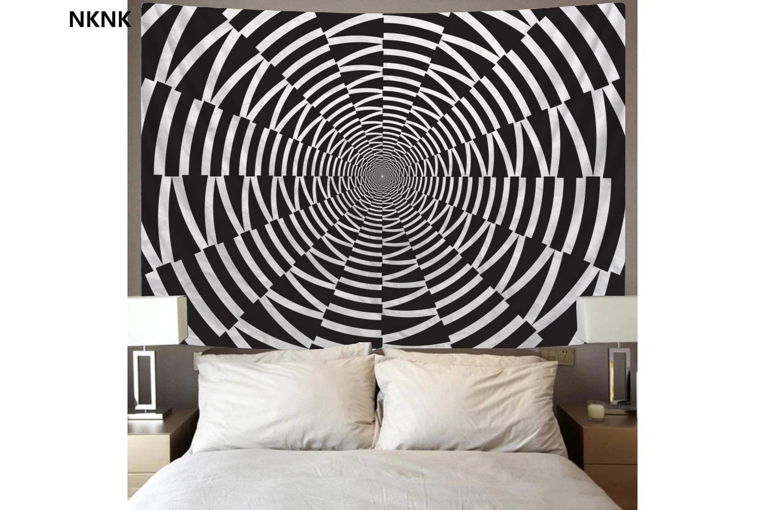 NKNK Geometric Tapiz Psychedelic Rug Wall Vortex Home Tapestrys Time Tunnel Tenture Mandala Black And White Wall Tapestry
NKNK Geometric Tapiz Psychedelic Rug Wall Vortex Home Tapestrys Time Tunnel Tenture Mandala Black And White Wall Tapestry