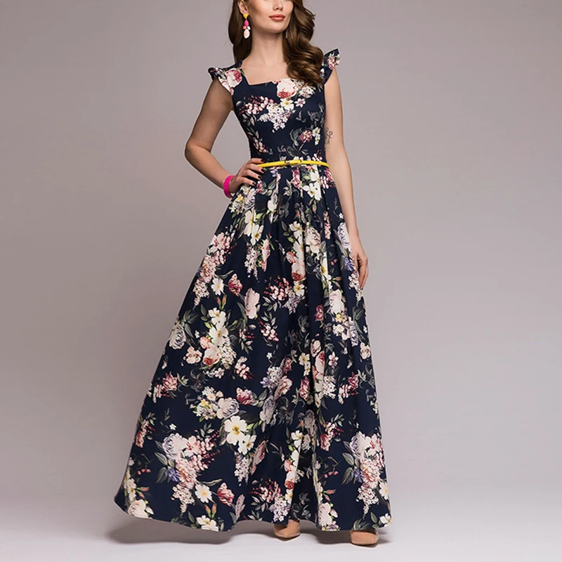 Bohemian Sexy Women Maxi Dress 2019 Popular Sleeveless Square Collar Vintage Long Dress Women Elegant Evening Party Maxi Dresses
Bohemian Sexy Women Maxi Dress 2019 Popular Sleeveless Square Collar Vintage Long Dress Women Elegant Evening Party Maxi Dresses