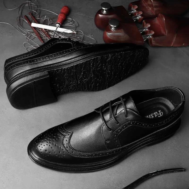 ROXDIA Formal men's leather shoes leather business comfortable block shoes 38-45RXM459
ROXDIA Formal men's leather shoes leather business comfortable block shoes 38-45RXM459