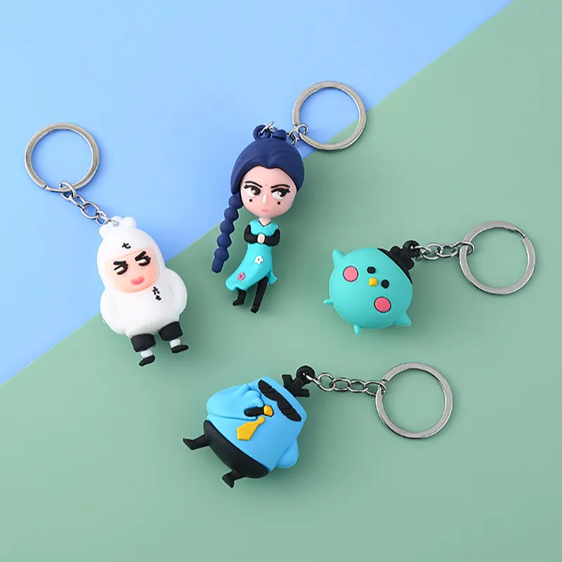 Creative Assassin Wu Liuqi Hand-made Key Ring Plum blossom Thirteen Keychains Anime peripheral doll gift pendant Fashion Jewelry
Creative Assassin Wu Liuqi Hand-made Key Ring Plum blossom Thirteen Keychains Anime peripheral doll gift pendant Fashion Jewelry