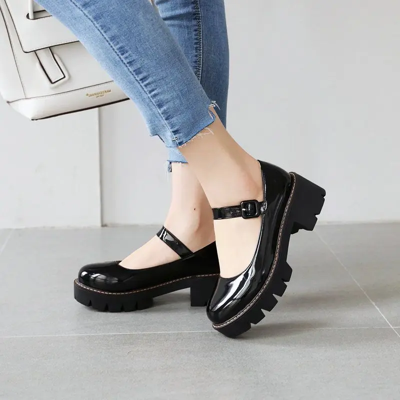 IPPEUM Women's Shoes Lolita Shoes Women Style Mary Jane Shoes Women Vintage Girls High Heel Platform Shoes College Student
IPPEUM Women's Shoes Lolita Shoes Women Style Mary Jane Shoes Women Vintage Girls High Heel Platform Shoes College Student