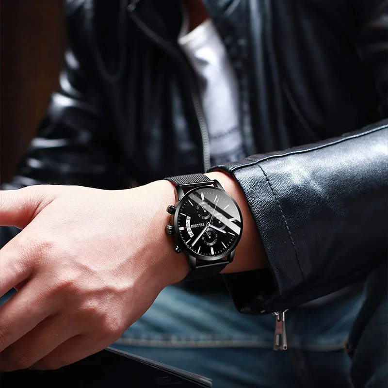 Фото Мужские часы мужские роскошные брендовые деловые кварцевые классические с