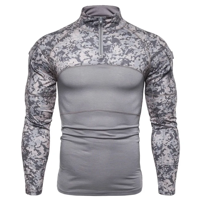 Новая мужская камуфляжная тактическая одежда в стиле милитари боевая рубашка