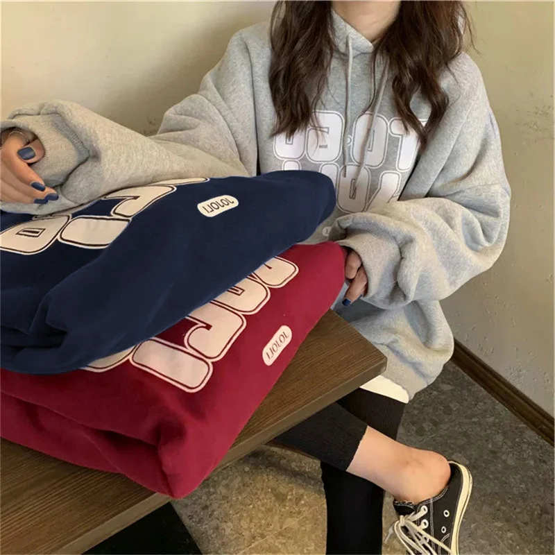 CMAZ 2021 Autumn Winter Thick Coats for Women Hooded Sweater Women's Autumn and Winter Fleece-Lined Thickened 2021 New Korean St
CMAZ 2021 Autumn Winter Thick Coats for Women Hooded Sweater Women's Autumn and Winter Fleece-Lined Thickened 2021 New Korean St