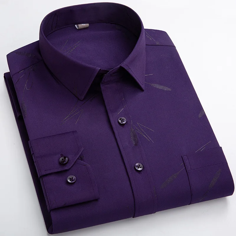 Men's long sleeve shirts 2021 Spring and Autumn New Business casual printed men's shirt Fashion regular-fit men's shirt
Men's long sleeve shirts 2021 Spring and Autumn New Business casual printed men's shirt Fashion regular-fit men's shirt