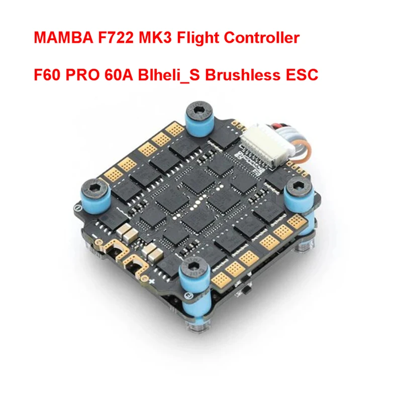 DIATONE MAMBA F722 MK3 F7 Flight Controller & F50 / F50 Pro 50A F60 PRO 60A Blheli_32 ESC for FPV Racing Drone RC Quadcopter
DIATONE MAMBA F722 MK3 F7 Flight Controller & F50 / F50 Pro 50A F60 PRO 60A Blheli_32 ESC for FPV Racing Drone RC Quadcopter