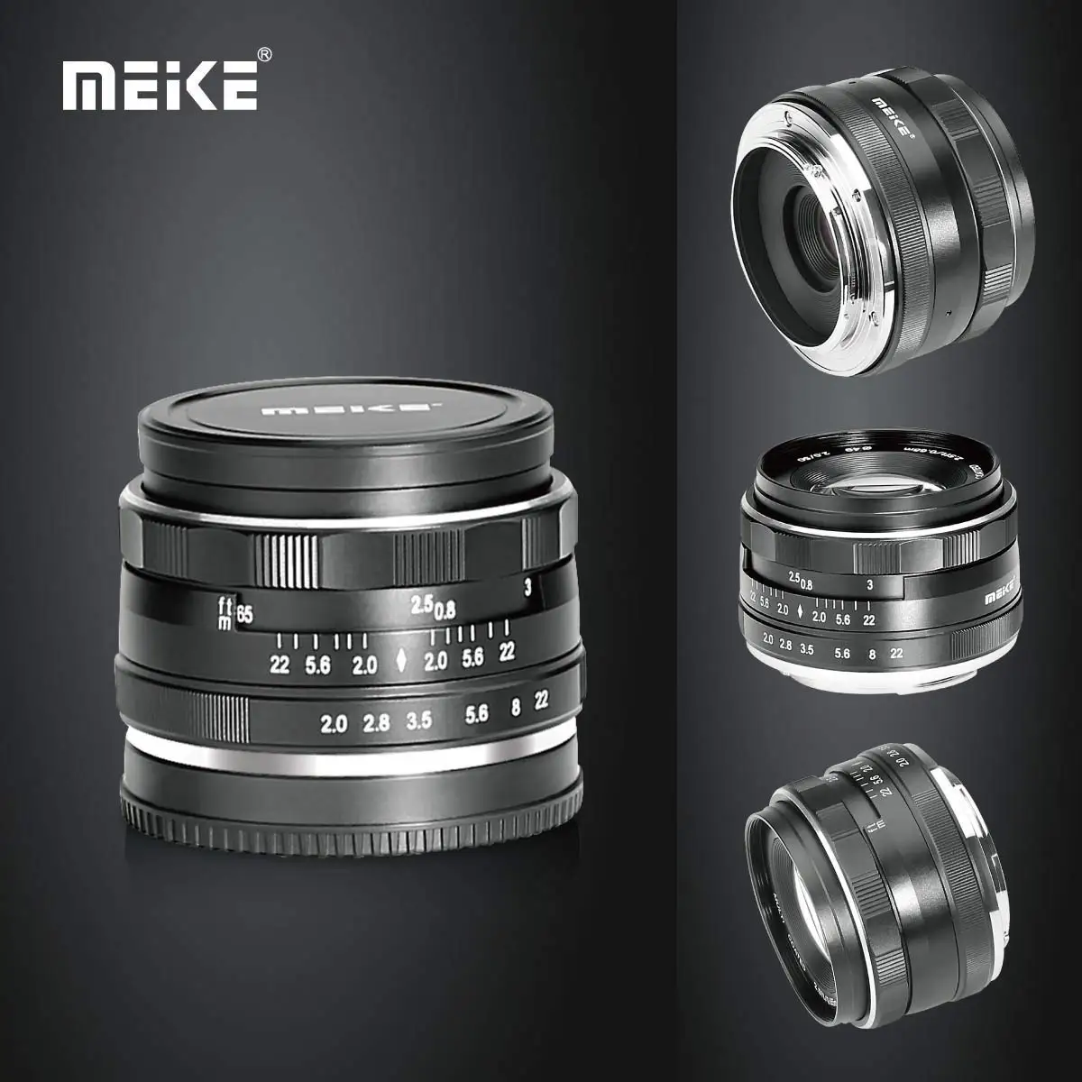 Meike 50mm f 2 0 объектив с широкой диафрагмой и ручной фокусировкой APS C для Nikon 1