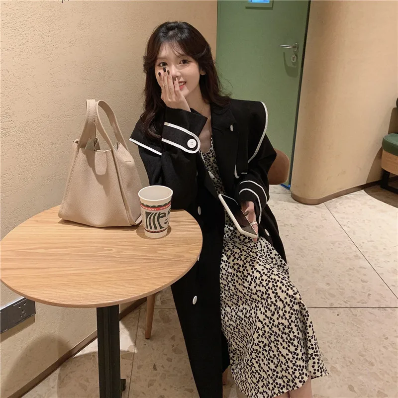 British Style Windbreaker Coat Womens 2021 Spring Autumn New Fashion Mid-Length Loose Temperament Casual All-Match Trench Coats
British Style Windbreaker Coat Womens 2021 Spring Autumn New Fashion Mid-Length Loose Temperament Casual All-Match Trench Coats
