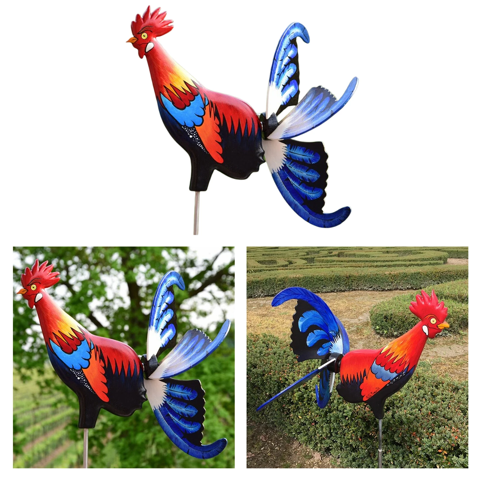 Handmade Metal Windmill Rooster Wind Spinners Statue Outdoor Garden Lawn Courtyard Decoration Ornament
Handmade Metal Windmill Rooster Wind Spinners Statue Outdoor Garden Lawn Courtyard Decoration Ornament