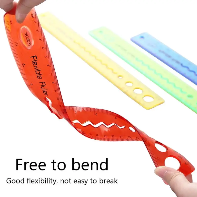 Soft 30cm Ruler Multicolour Flexible Creative Stationery Rule Office School Supplies 1XCE
Soft 30cm Ruler Multicolour Flexible Creative Stationery Rule Office School Supplies 1XCE
