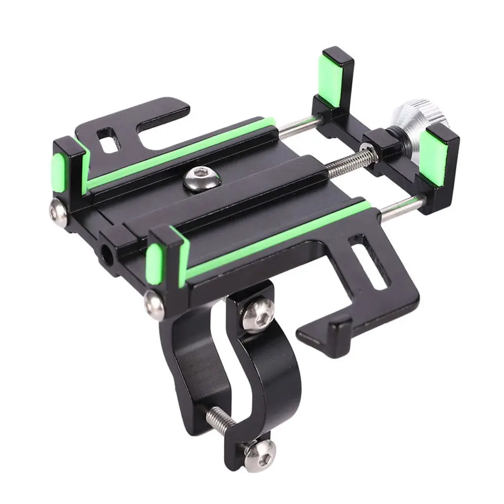 Aluminum Alloy Bicycle Phone Holder Adjustable Motorcycle Handlebar Mount Bracket for Smart Phones Devices
Aluminum Alloy Bicycle Phone Holder Adjustable Motorcycle Handlebar Mount Bracket for Smart Phones Devices