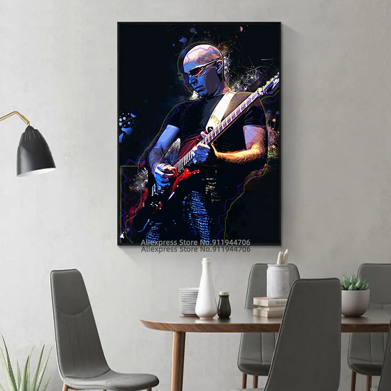 Постер Rock Art Joe Satriani музыкальный певец холст искусство картина картины для