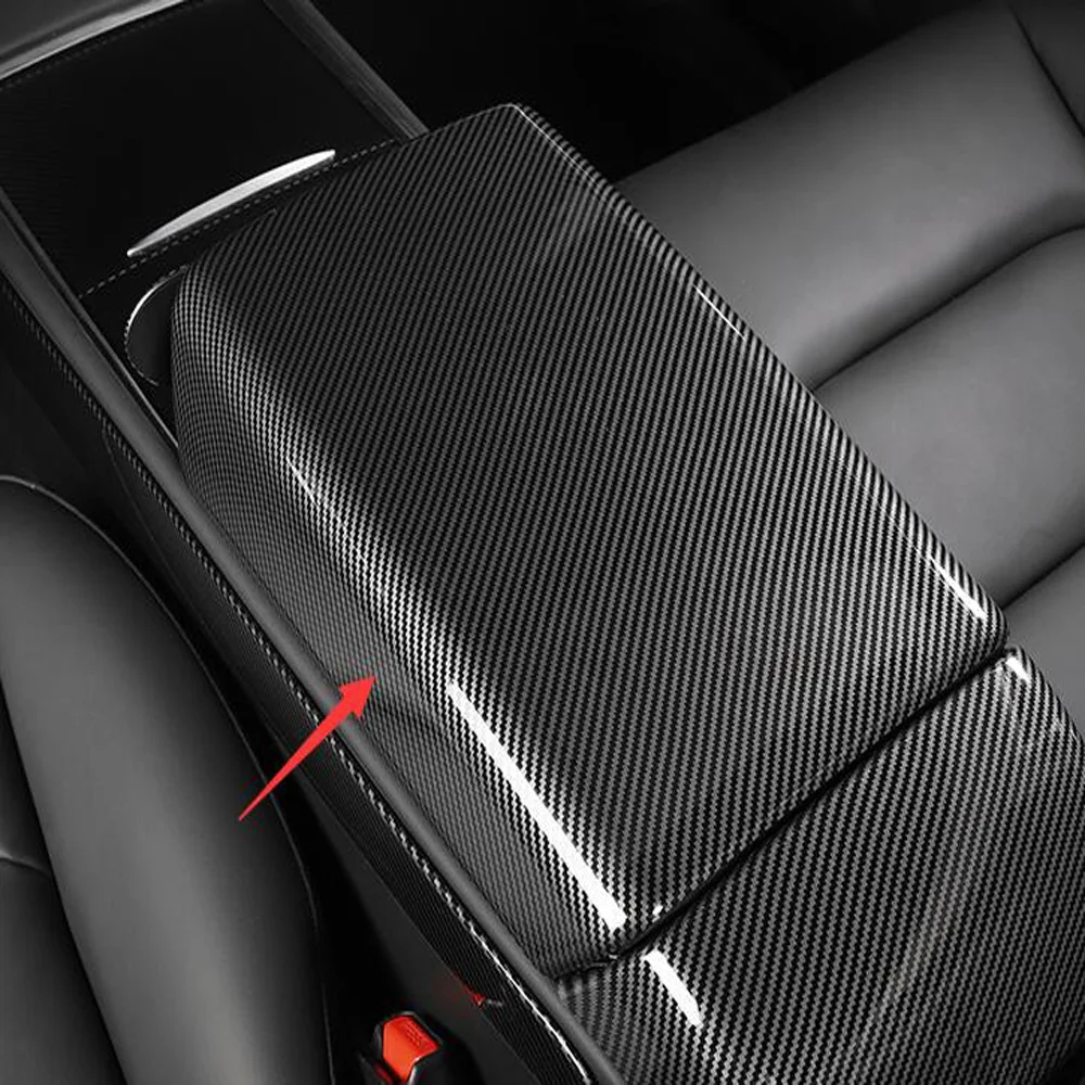 For Tesla Model Y 2021 2022 ABS Carbon Fiber Central Console Armrest Box Protective Cover Trim Interior Accessories Styling
For Tesla Model Y 2021 2022 ABS Carbon Fiber Central Console Armrest Box Protective Cover Trim Interior Accessories Styling