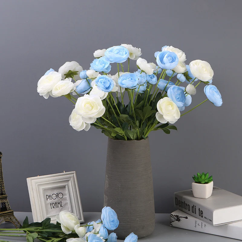 10 Pcs 57cm Silk 4-head Artificial Flower Dew Pearl Lotus Rose Home Party Wedding Decoration Artificial Flower
10 Pcs 57cm Silk 4-head Artificial Flower Dew Pearl Lotus Rose Home Party Wedding Decoration Artificial Flower