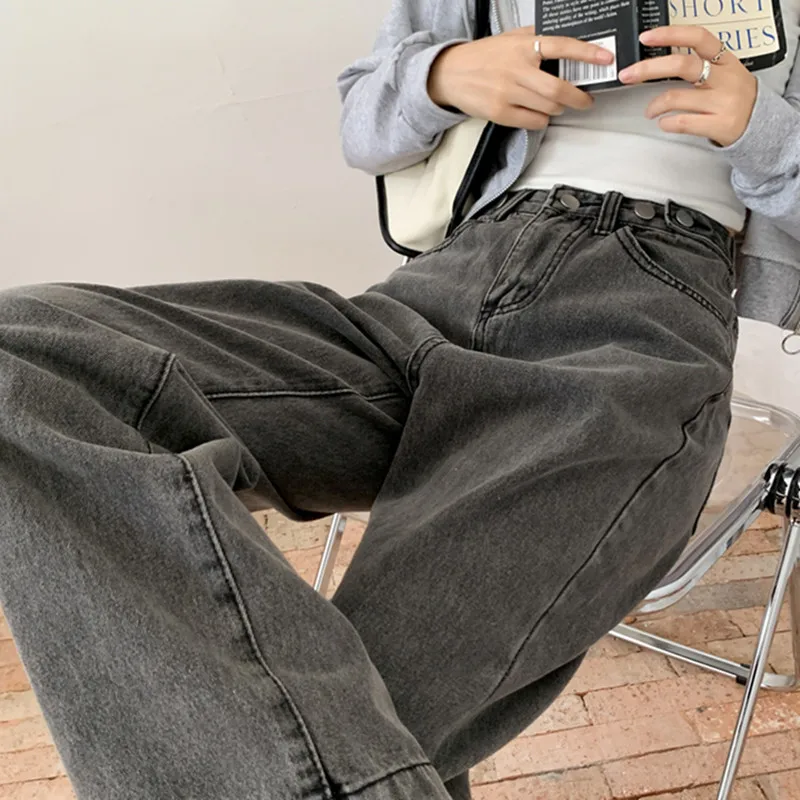 NEW Woman Jeans High Waist Clothes Wide Leg Denim Clothing Blue Streetwear Vintage Quality Fall Fashion Harajuku Straight Pants
NEW Woman Jeans High Waist Clothes Wide Leg Denim Clothing Blue Streetwear Vintage Quality Fall Fashion Harajuku Straight Pants