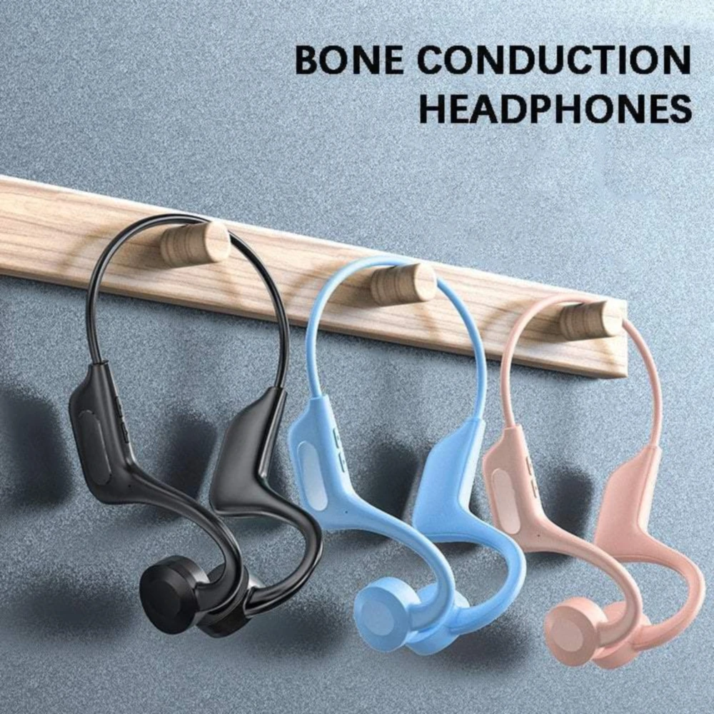 Waterproof Bone Conduction Sports Bluetooth Headphone Not In Ear Noise Reduction Earphone Running Exercise Headset Music Player
Waterproof Bone Conduction Sports Bluetooth Headphone Not In Ear Noise Reduction Earphone Running Exercise Headset Music Player