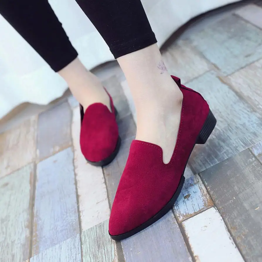 New Spring Women Loafers Flats Shoe Casual Suede Slip On Boat Female Shoe Comfortable Ballet Flats Size 35-40 Zapatos AC-62
New Spring Women Loafers Flats Shoe Casual Suede Slip On Boat Female Shoe Comfortable Ballet Flats Size 35-40 Zapatos AC-62