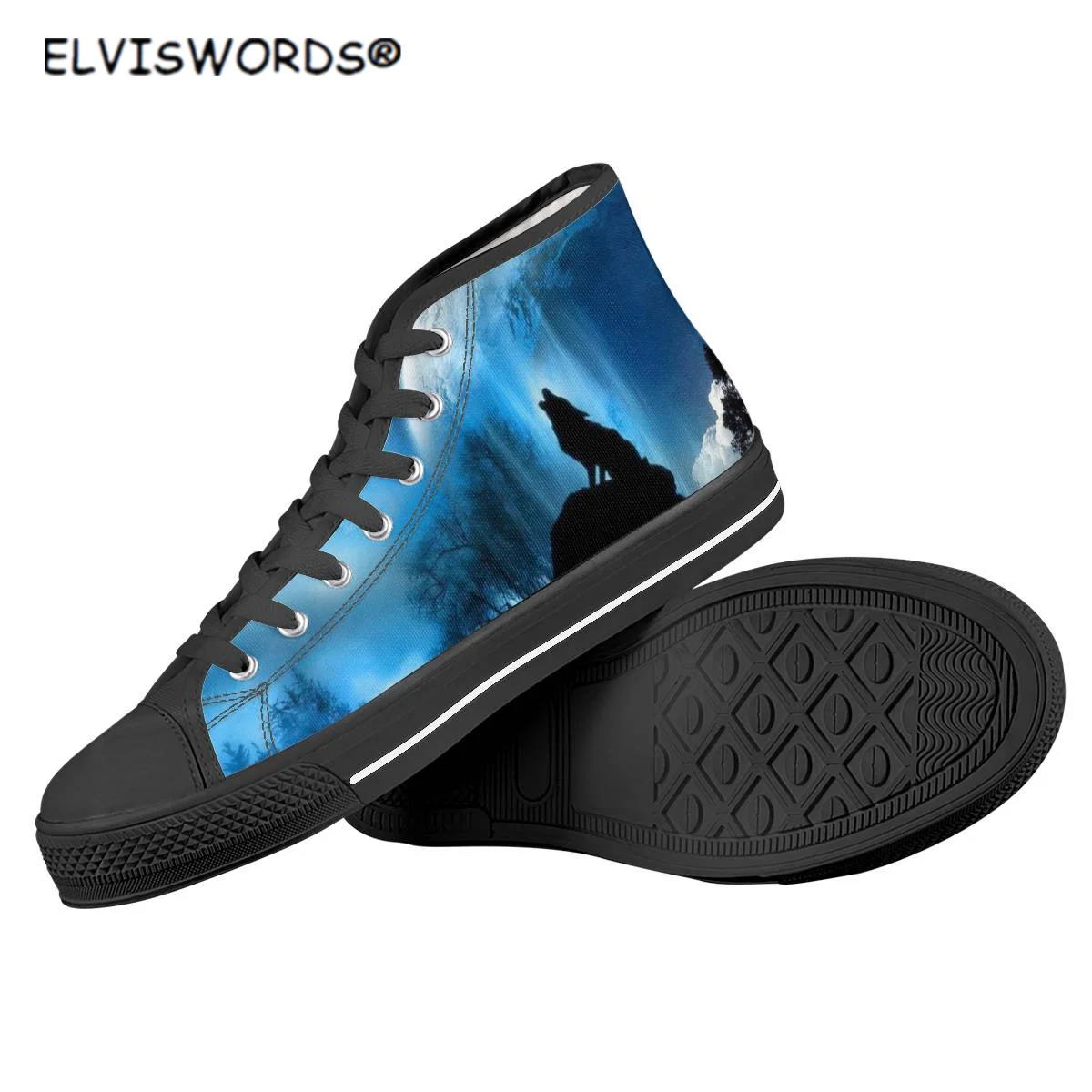 ELVISWORDS 3D Animal Wolf Print Causal Lace Up Vulcanized Shoes for Men Breathable Male's Walking Shoes обувь мужская кроссовки
ELVISWORDS 3D Animal Wolf Print Causal Lace Up Vulcanized Shoes for Men Breathable Male's Walking Shoes обувь мужская кроссовки