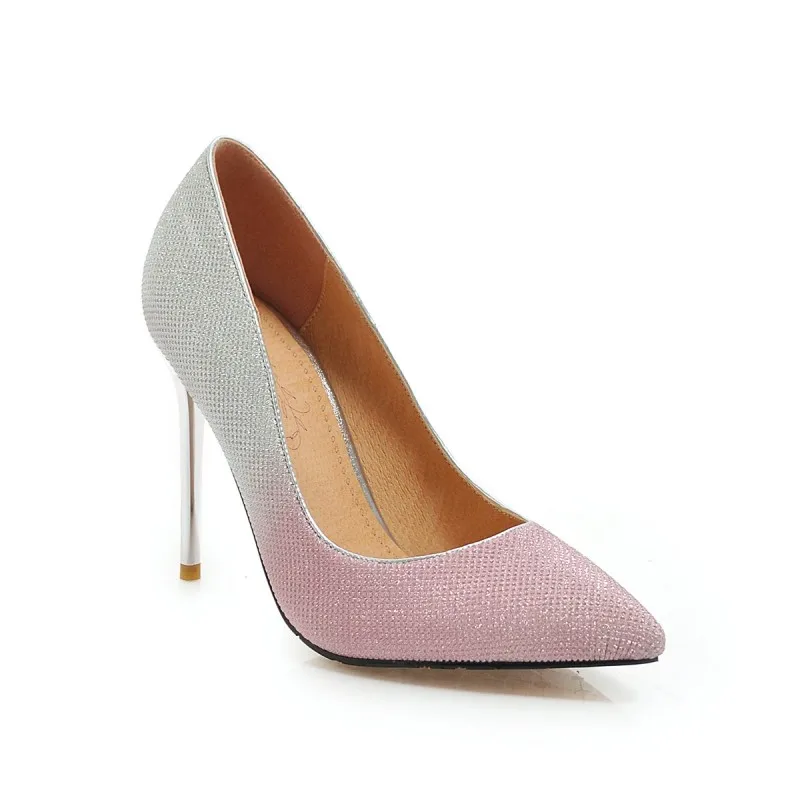 Oversize Large size Big SizeFashion gradient pointed shoes ladies high heels women shoes woman pumps
Oversize Large size Big SizeFashion gradient pointed shoes ladies high heels women shoes woman pumps