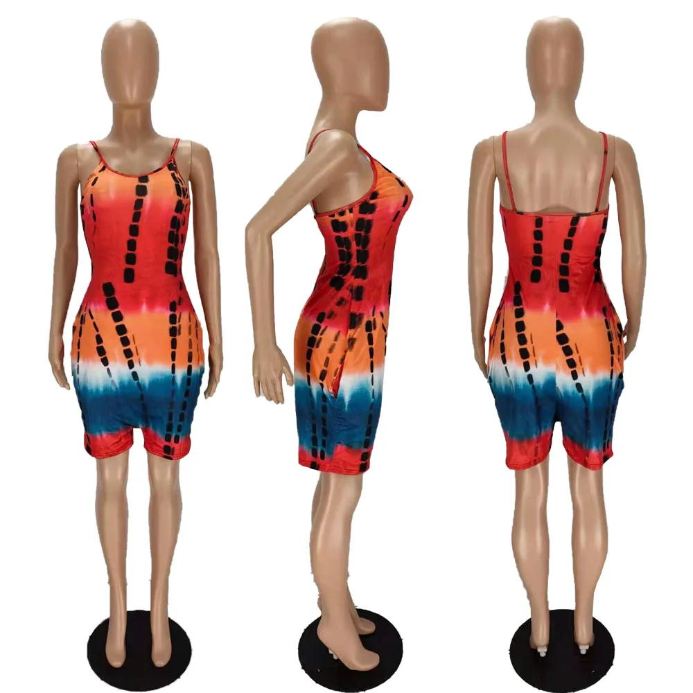 Summer Clothes for Women Tie-dye Printed Loose Suspender Jumpsuit with Pockets Casual Jumpsuits Shorts Wholesale Dropshipping
Summer Clothes for Women Tie-dye Printed Loose Suspender Jumpsuit with Pockets Casual Jumpsuits Shorts Wholesale Dropshipping