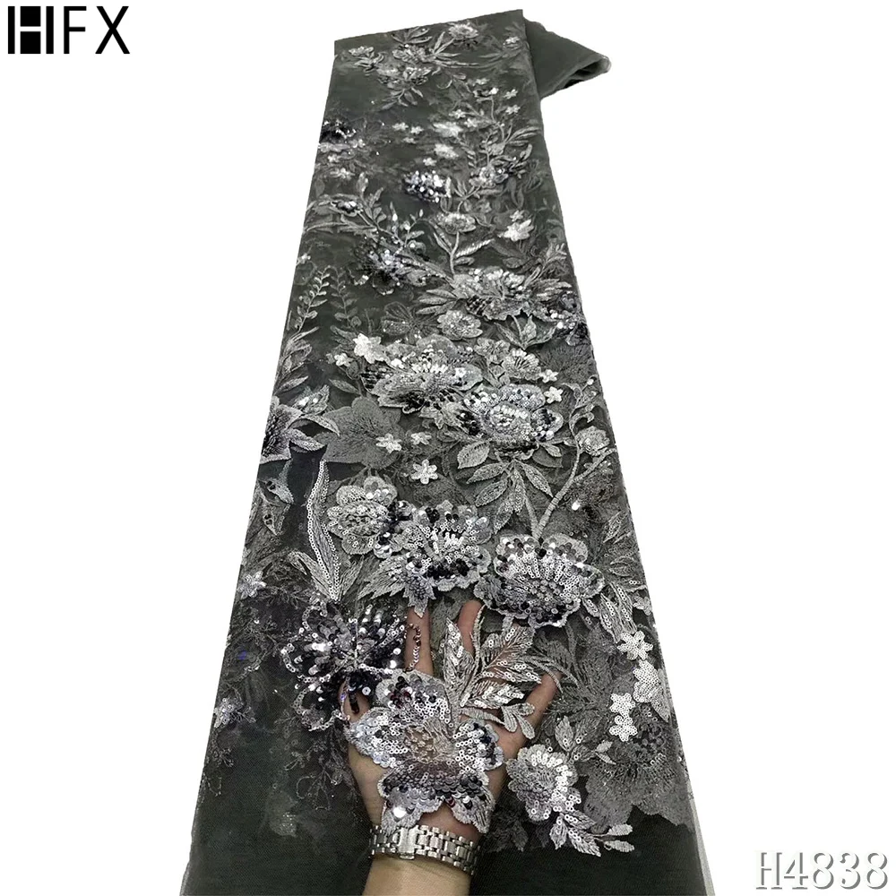 HFX Luxury Sequin Embroidery French Mesh Lace Latest African Laces 2021 Handmade Beaded Onion Dress Tulle Net Lace Fabric H2924
HFX Luxury Sequin Embroidery French Mesh Lace Latest African Laces 2021 Handmade Beaded Onion Dress Tulle Net Lace Fabric H2924