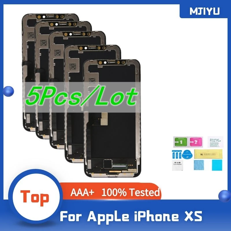 5 Pcs INCELL OLED LCD Display For Apple iPhone XS Touch Screen Digitizer Assembly Assembly Replacement 100% Tested
5 Pcs INCELL OLED LCD Display For Apple iPhone XS Touch Screen Digitizer Assembly Assembly Replacement 100% Tested