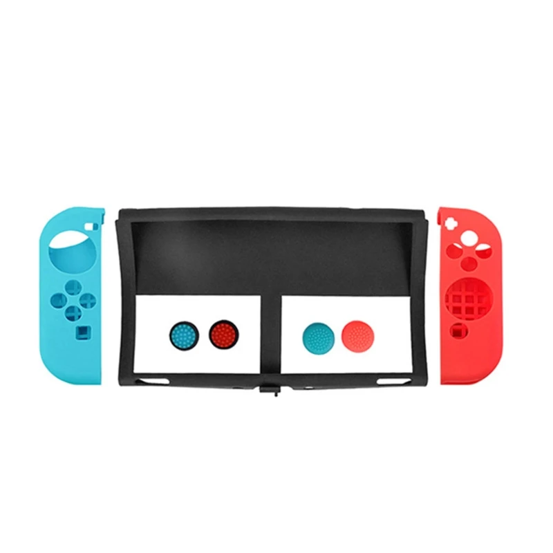 R91A 7 in 1 Silicone Protection Kit Protective Cover Housing Case Set for Switch OLED
R91A 7 in 1 Silicone Protection Kit Protective Cover Housing Case Set for Switch OLED