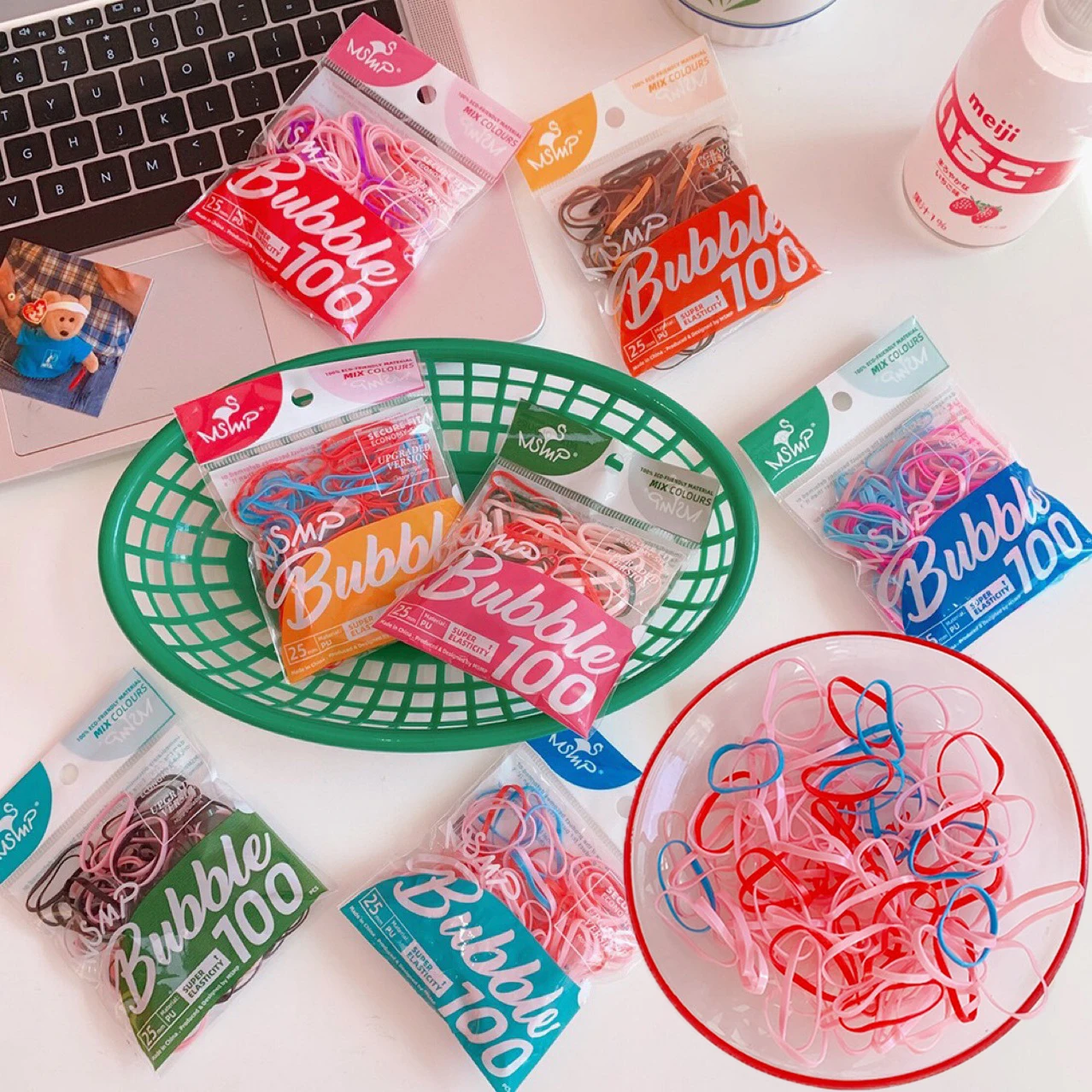 Wholesale 100Pcs/Pack Candy Color Elastic Hair Ties Scrunchie Hair Band Rubber Band Ponytail Holder Girls Hair Accessories
Wholesale 100Pcs/Pack Candy Color Elastic Hair Ties Scrunchie Hair Band Rubber Band Ponytail Holder Girls Hair Accessories
