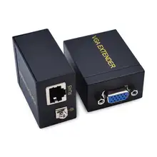 Адаптер VGA к RJ45 60 м адаптер сетевого сигнала Ethernet кабель