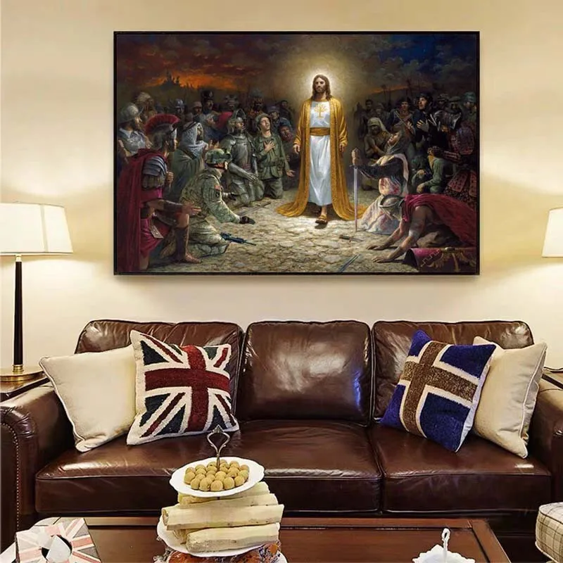 Jesus as king of Kings Posters And Prints Canvas Art Wall Paintings Savior Portrait Cuadros Pictures For Living Room Home Decor
Jesus as king of Kings Posters And Prints Canvas Art Wall Paintings Savior Portrait Cuadros Pictures For Living Room Home Decor