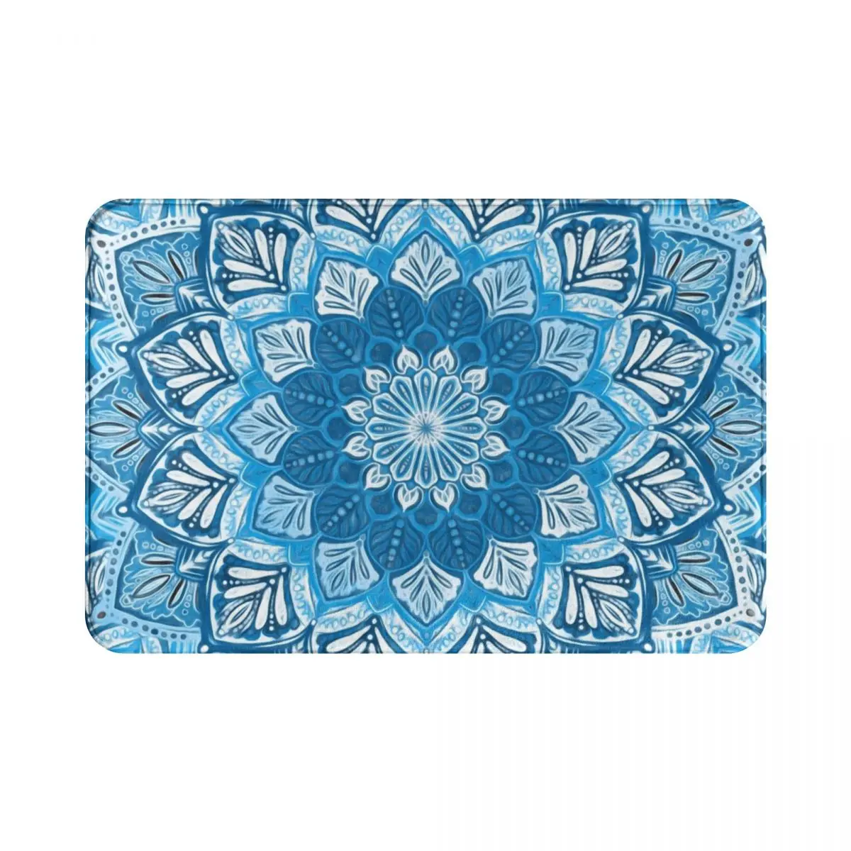 Напольный коврик в стиле бохо с мандалой в монохромной сине-белой расцветке, коврик, коврик, нескользящий коврик для входа, кухни, спальни, б...
Напольный коврик в стиле бохо с мандалой в монохромной сине-белой расцветке, коврик, коврик, нескользящий коврик для входа, кухни, спальни, б...