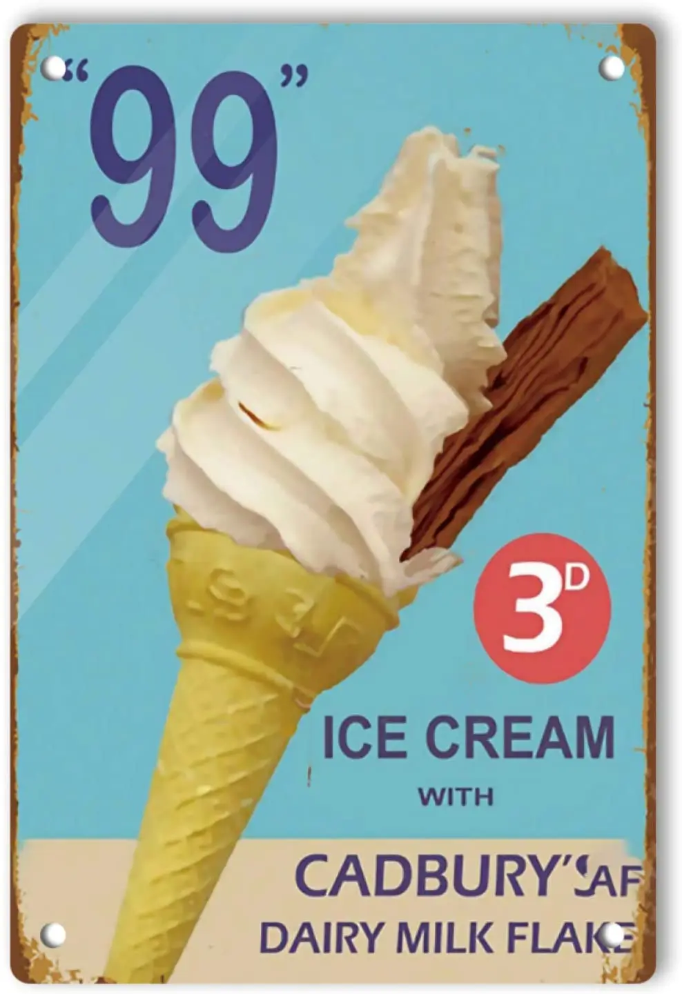 LAOJI DIBIOUR Ice Cream Milk Vintage Tin Metal Sign Pub Club Cafe Bar Home Wall Art Decoration Poster Retro 20 X 30 cm
LAOJI DIBIOUR Ice Cream Milk Vintage Tin Metal Sign Pub Club Cafe Bar Home Wall Art Decoration Poster Retro 20 X 30 cm