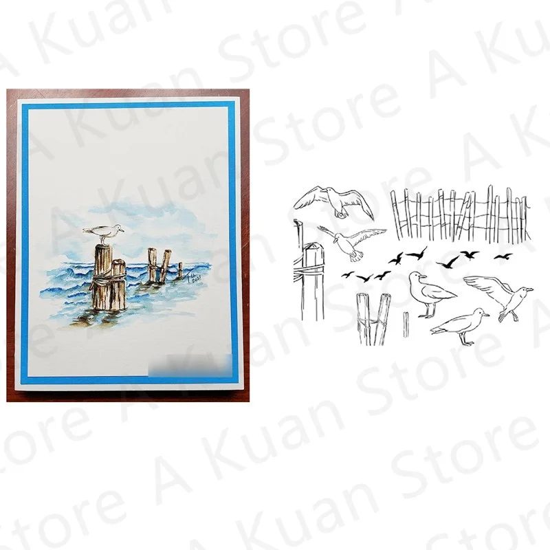 Branches Fence Seagull Pattern Clear Stamps For DIY Scrapbooking Card Album Photo Making No Metal Cutting Dies 2021 New Arrival
Branches Fence Seagull Pattern Clear Stamps For DIY Scrapbooking Card Album Photo Making No Metal Cutting Dies 2021 New Arrival