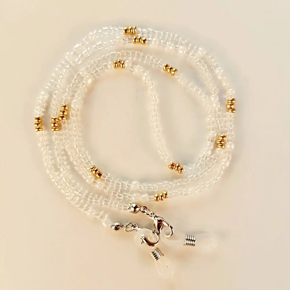Non-slip Bohemian Crystal Anti-lost Flower Glasses Chains Korean Style Eyewear Beaded Neck Strap Mask Hanging Rope
Non-slip Bohemian Crystal Anti-lost Flower Glasses Chains Korean Style Eyewear Beaded Neck Strap Mask Hanging Rope
