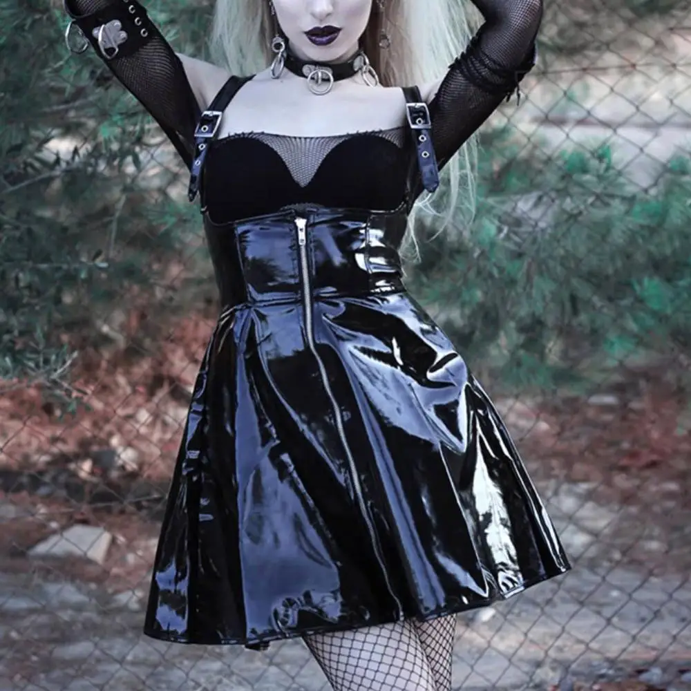 60% Dropshipping!!Women's short skirt sexy punk style slim zipper faux leather hot-selling suspender skirt y2k
60% Dropshipping!!Women's short skirt sexy punk style slim zipper faux leather hot-selling suspender skirt y2k
