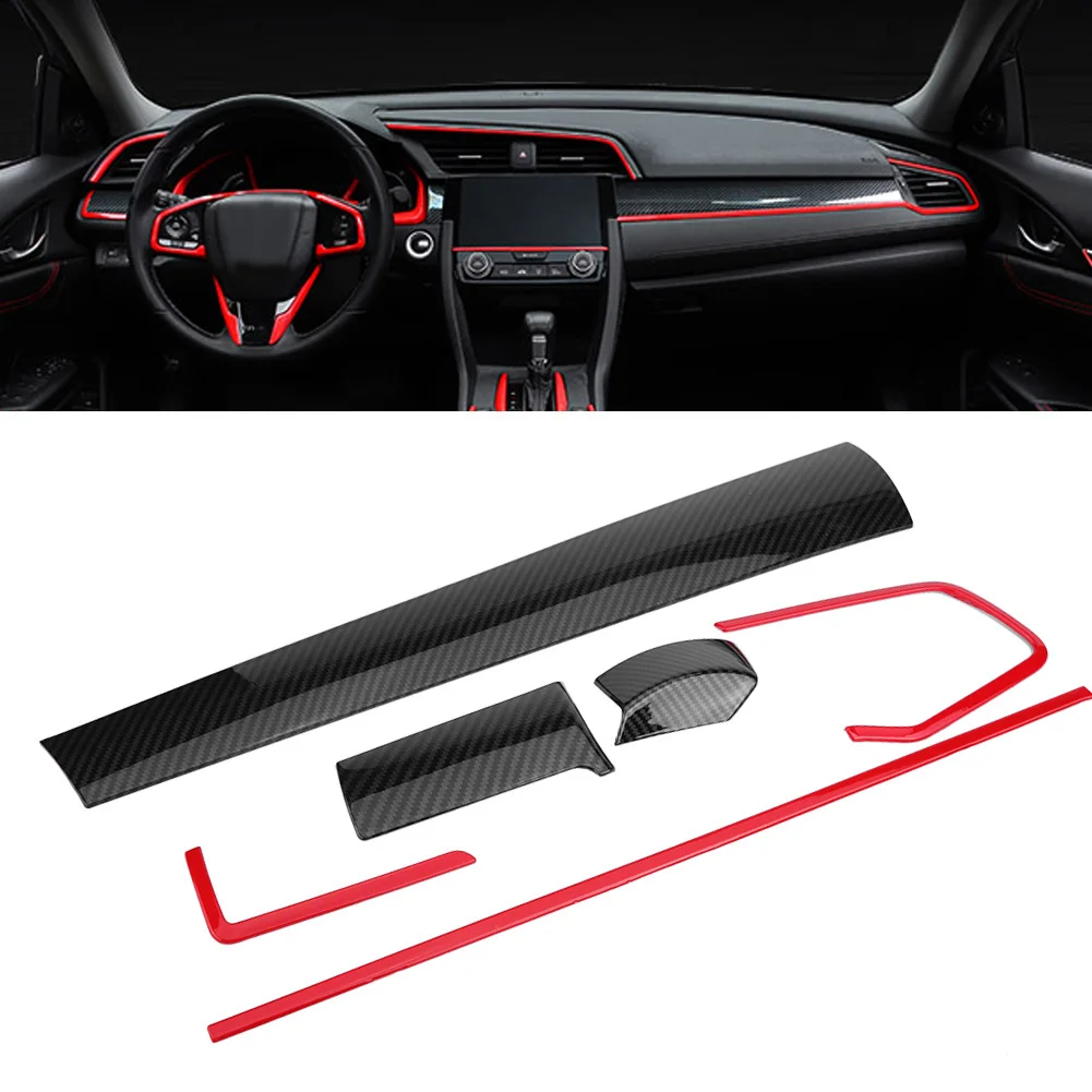 New 6Pcs Console Center Cover Trim Car Console Center Dashboard Cover Trim Decorative Sticker For Honda Civic 10th 16-18
New 6Pcs Console Center Cover Trim Car Console Center Dashboard Cover Trim Decorative Sticker For Honda Civic 10th 16-18