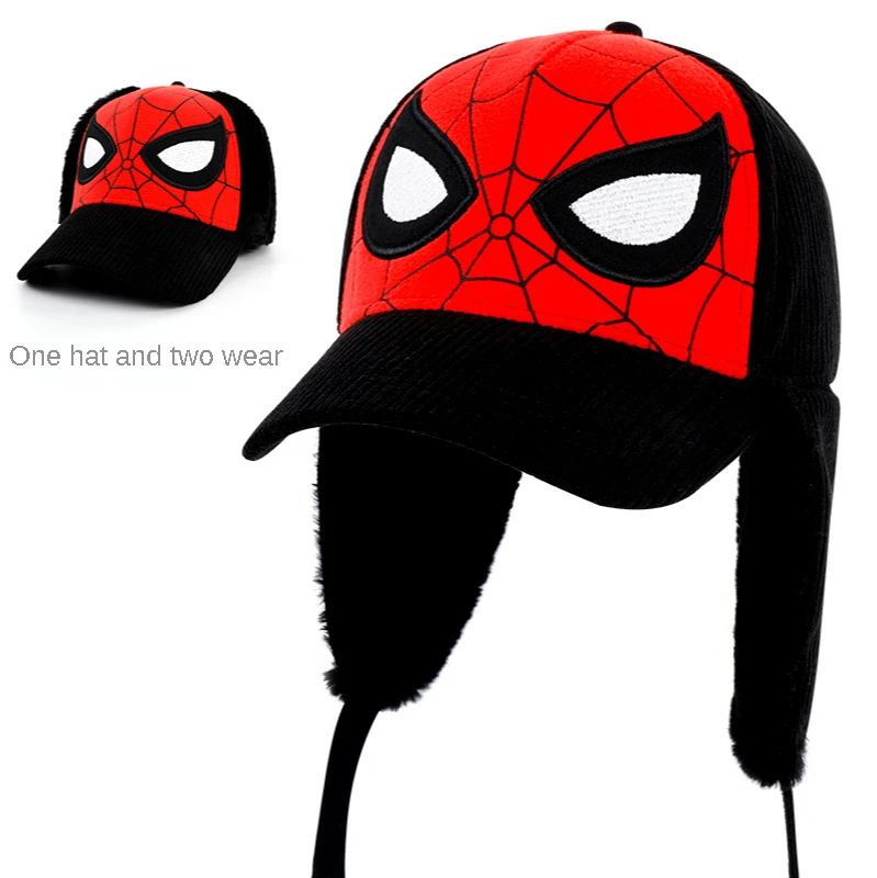 Disney children's hat Spiderman Boys Baseball Cap winter visors cap children's warm ear cap face visors baseball caps for women
Disney children's hat Spiderman Boys Baseball Cap winter visors cap children's warm ear cap face visors baseball caps for women