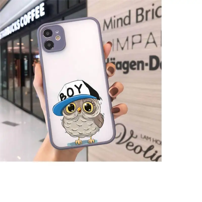cute Owl Lover Cartoon Phone Cases matte transparent For iphone 7 8 11 12 plus mini x xs xr pro max cover
cute Owl Lover Cartoon Phone Cases matte transparent For iphone 7 8 11 12 plus mini x xs xr pro max cover