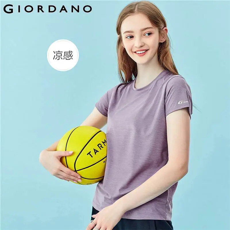 Giordano Women Tshirts High-tech Lightweight Crewneck Sporty Tee Shirts Short Sleeves Cool Breathable Stetchy T-shirts 05321425
Giordano Women Tshirts High-tech Lightweight Crewneck Sporty Tee Shirts Short Sleeves Cool Breathable Stetchy T-shirts 05321425