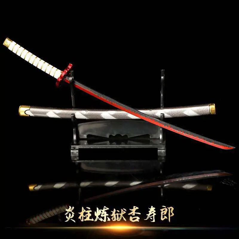 Demon Slayer Metal Simulation Katana Tanjiro Sunwheel Knife Animation Weapon Model Props Children's Gifts Bedroom Decoration
Demon Slayer Metal Simulation Katana Tanjiro Sunwheel Knife Animation Weapon Model Props Children's Gifts Bedroom Decoration