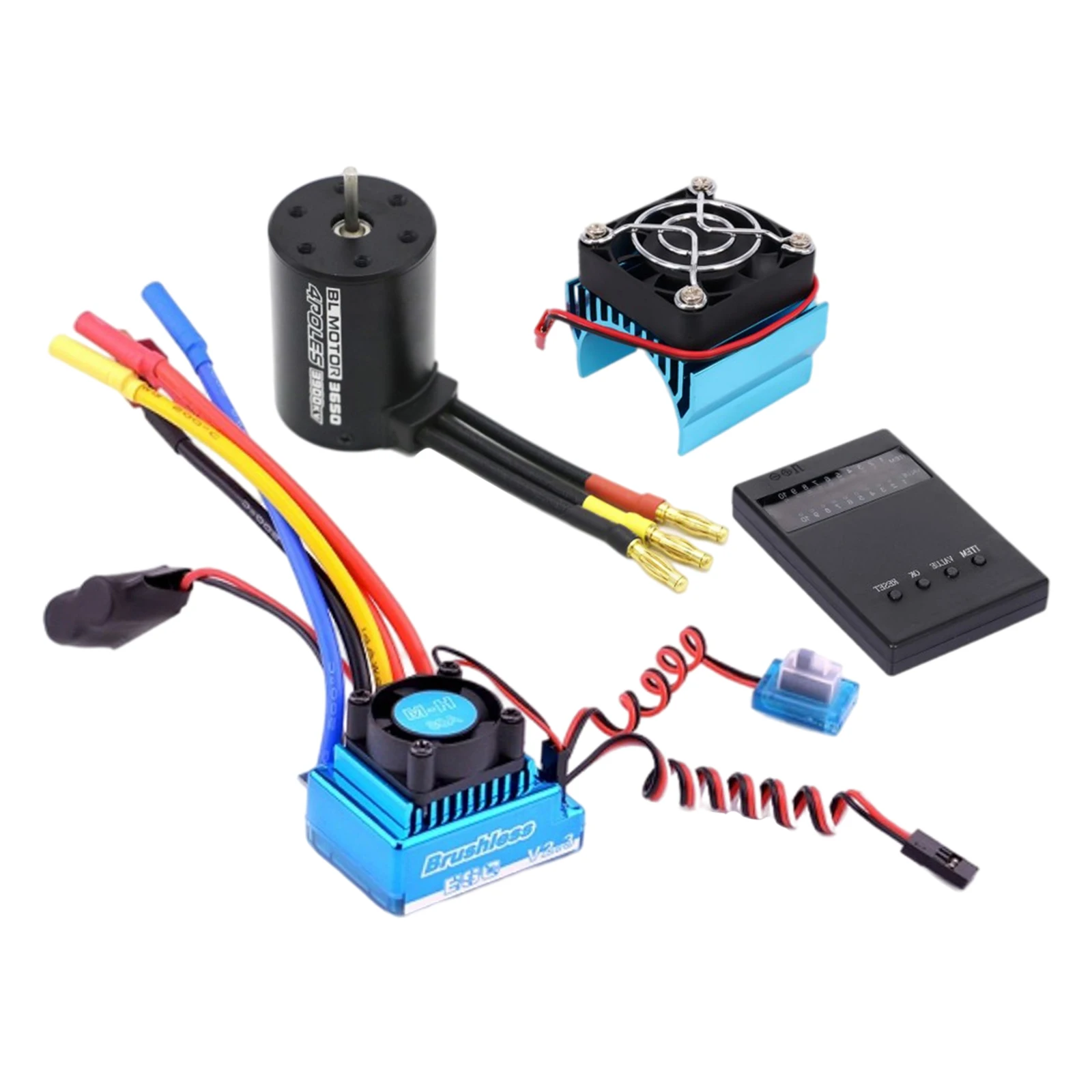 Электронный компонент RC бесщеточный двигатель 120A ESC набор запасных частей багги