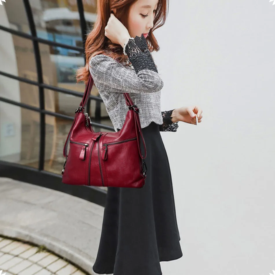 2020 Hot Big Women Bags Soft Leather Hobos Female Handbags Fashion Shoulder Bag Ladies High Quality Design Bag SAC crossbody bag
2020 Hot Big Women Bags Soft Leather Hobos Female Handbags Fashion Shoulder Bag Ladies High Quality Design Bag SAC crossbody bag