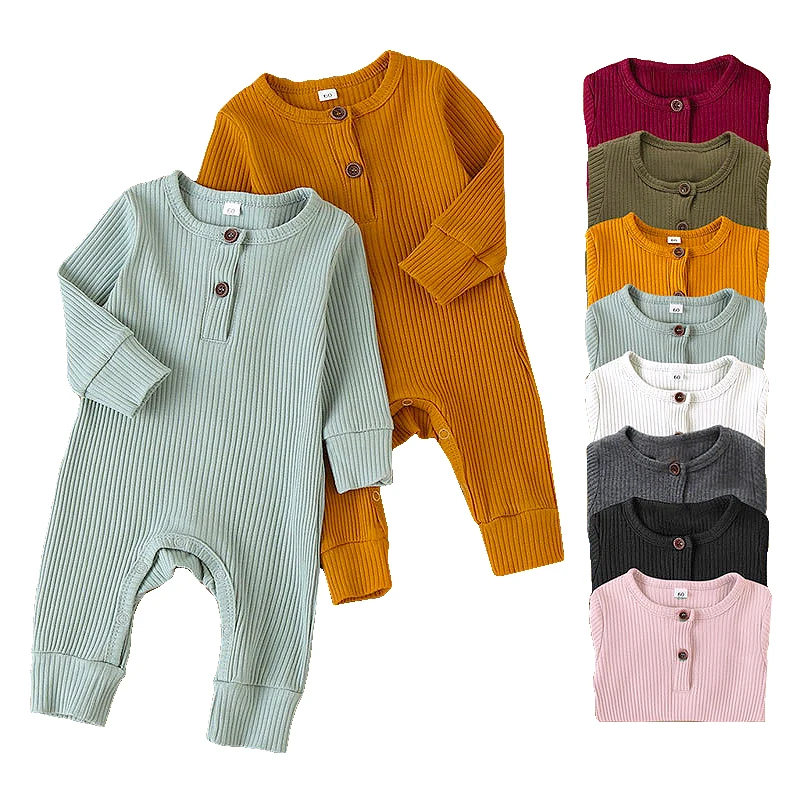 Newborn Baby Bodysuits Solid Color Baby Rompers Cotton Knitted Long Sleeve Toddler Jumpsuits for Infant Clothing
Newborn Baby Bodysuits Solid Color Baby Rompers Cotton Knitted Long Sleeve Toddler Jumpsuits for Infant Clothing