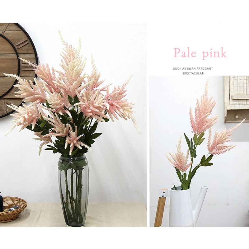 1pc Astilbe Artificial Flower Wedding Party Simulation Flowers Wedding Home Room Decoration Plastic Fake Flowers
1pc Astilbe Artificial Flower Wedding Party Simulation Flowers Wedding Home Room Decoration Plastic Fake Flowers