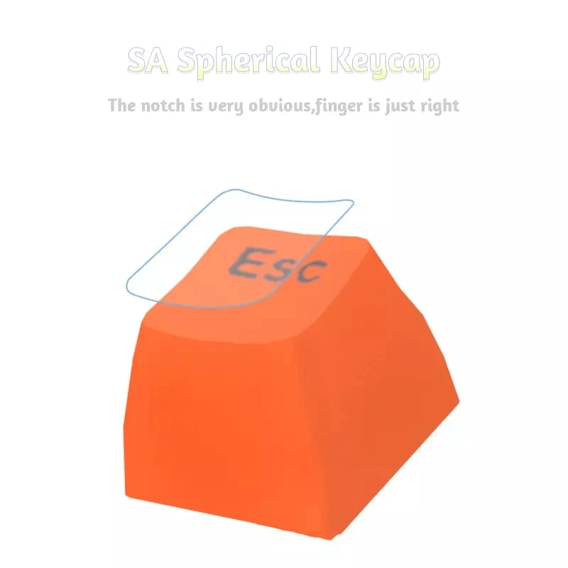 108pcs SA Spherical ABS Keycap For Mechanical Gaming Keyboard Double Color Injection Blg Font For Blue/Red/Brown/Black Switch
108pcs SA Spherical ABS Keycap For Mechanical Gaming Keyboard Double Color Injection Blg Font For Blue/Red/Brown/Black Switch