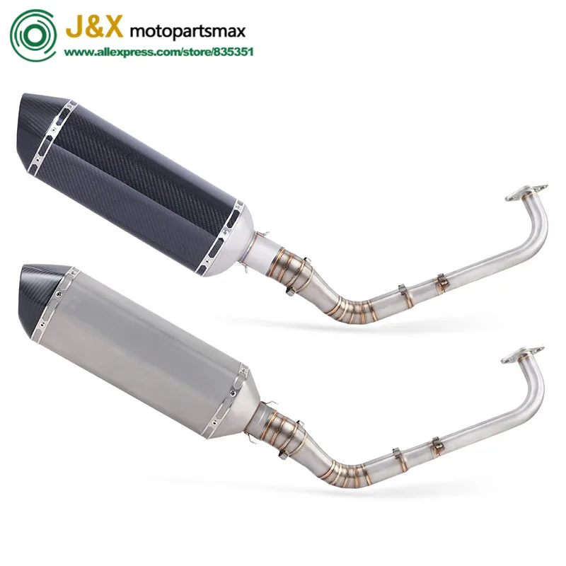 Modified Front Middle Link Pipe Scooter Exhaust Muffler Escape Full System Slip On For yamaha NMAX155 NMAX 155 2015-2017 
Modified Front Middle Link Pipe Scooter Exhaust Muffler Escape Full System Slip On For yamaha NMAX155 NMAX 155 2015-2017