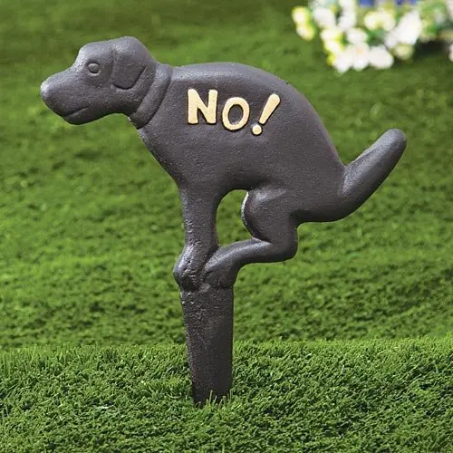 Iron No Pooping Yard Sign Creative Dog Sculpture No! Signage Garden Decoration Ground Plug Sign
Iron No Pooping Yard Sign Creative Dog Sculpture No! Signage Garden Decoration Ground Plug Sign